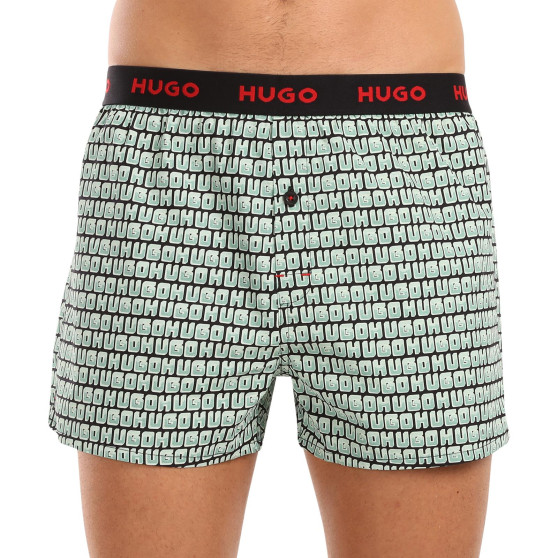 3PACKBoxershorts för herrar HUGO flerfärgad (50518079 972)