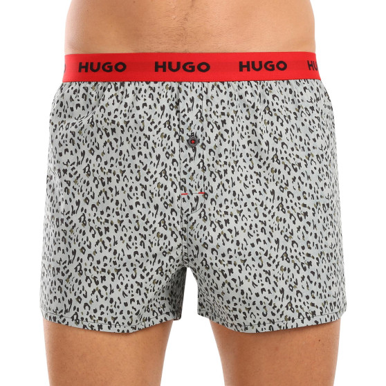 3PACKBoxershorts för herrar HUGO flerfärgad (50518079 972)