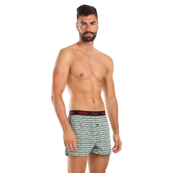 3PACKBoxershorts för herrar HUGO flerfärgad (50518079 972)