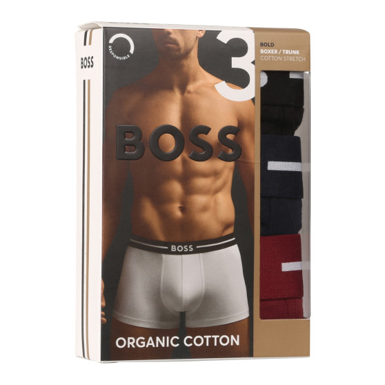 3PACK Boxershorts för herrar BOSS multicolour (50517833 972)