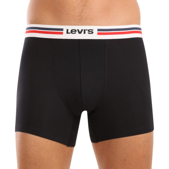 4PACK Boxershorts för herrar Levis svart (701224292 001)