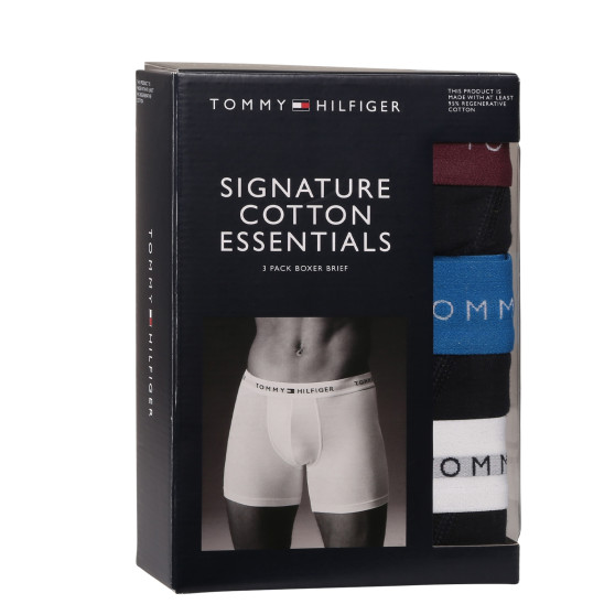 3PACK Boxershorts för herrar Tommy Hilfiger mörkblå (UM0UM02765 0VZ)