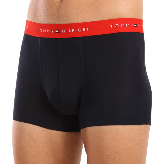 3PACK Boxershorts för herrar Tommy Hilfiger mörkblå (UM0UM02763 0S0)