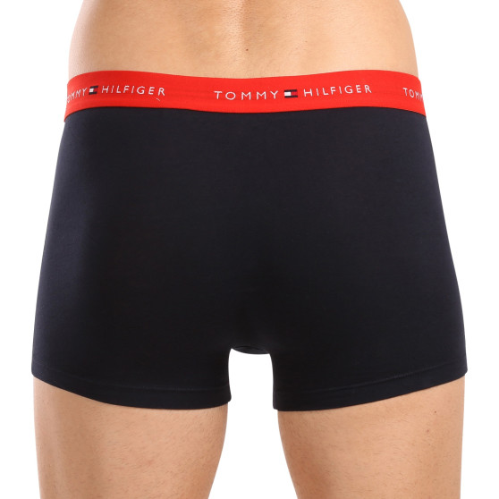 3PACK Boxershorts för herrar Tommy Hilfiger mörkblå (UM0UM02763 0S0)