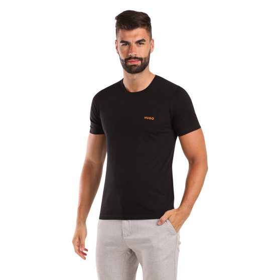 3PACK t-shirt för herrar HUGO svart (50480088 965)