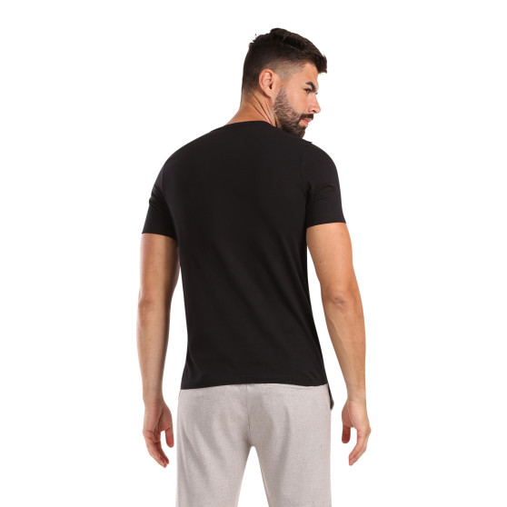 3PACK t-shirt för herrar HUGO svart (50480088 965)