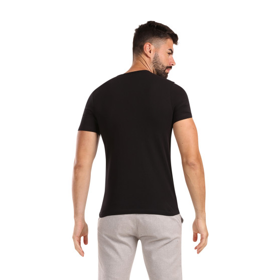 3PACK t-shirt för herrar HUGO svart (50480088 965)