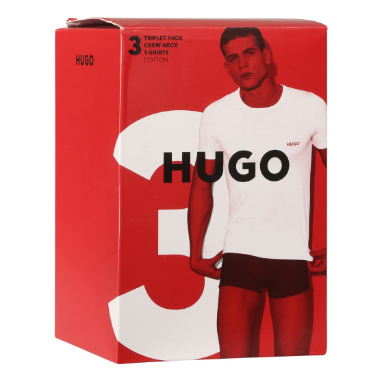 3PACK t-shirt för herrar HUGO multicolour (50480088 983)