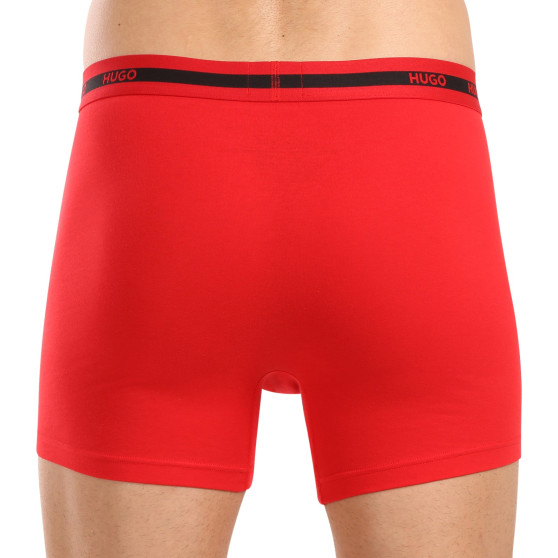 3PACK Boxershorts för herrar HUGO multicolour (50520475 971)