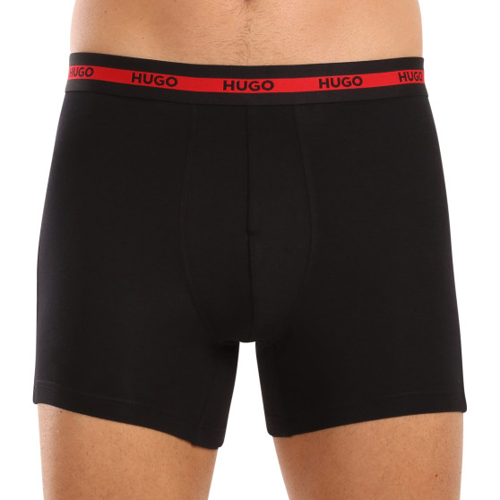 3PACK Boxershorts för herrar HUGO multicolour (50520475 971)