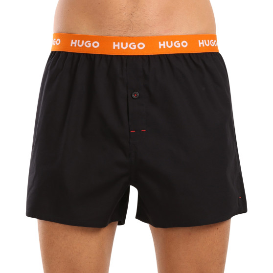 3PACKBoxershorts för herrar HUGO svart (50518079 961)