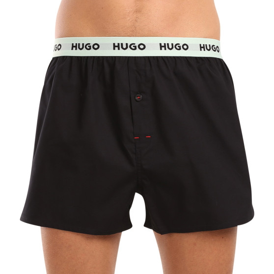 3PACKBoxershorts för herrar HUGO svart (50518079 961)