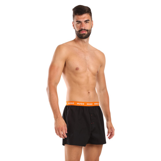 3PACKBoxershorts för herrar HUGO svart (50518079 961)