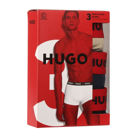 3PACK Boxershorts för herrar HUGO multicolour (50517878 962)