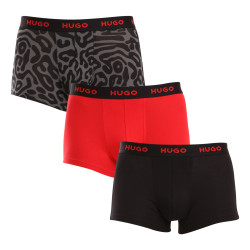 3PACK Boxershorts för herrar HUGO multicolour (50510192 321)