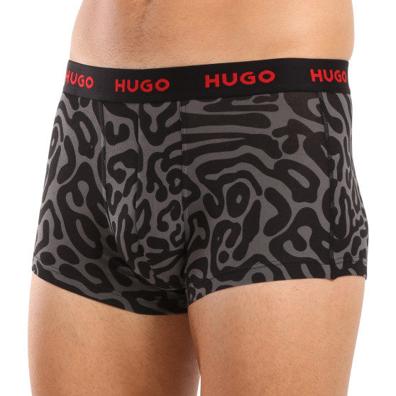 3PACK Boxershorts för herrar HUGO multicolour (50517894 974)