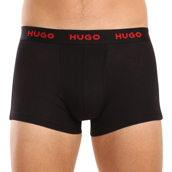 3PACK Boxershorts för herrar HUGO multicolour (50517894 974)