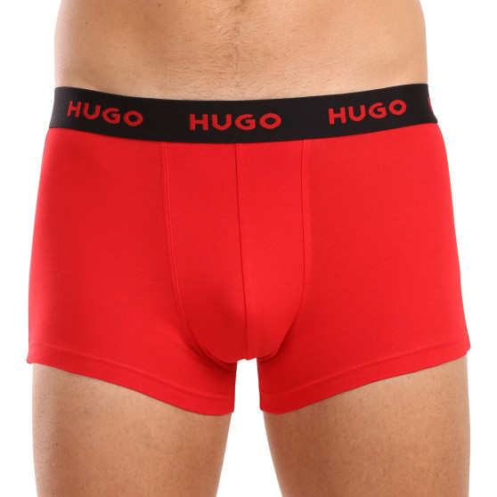 3PACK Boxershorts för herrar HUGO multicolour (50517894 974)