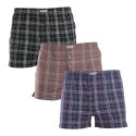 3PACKBoxershorts för herrar Andrie flerfärgad (PS 5806)