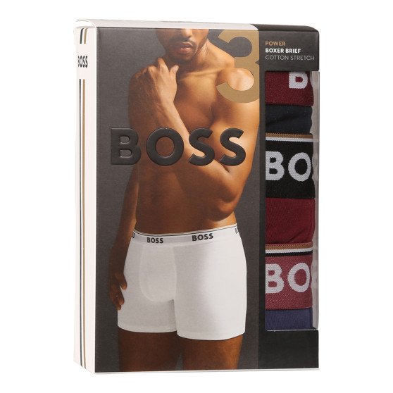 3PACK Boxershorts för herrar BOSS multicolour (50514998 982)