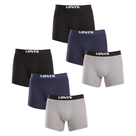 6PACK Boxershorts för herrar Levis multicolour (701224217 003)