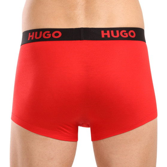 3PACK Boxershorts för herrar HUGO multicolour (50496723 003)