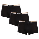 3PACK Boxershorts för herrar BOSS svart (50516542 001)