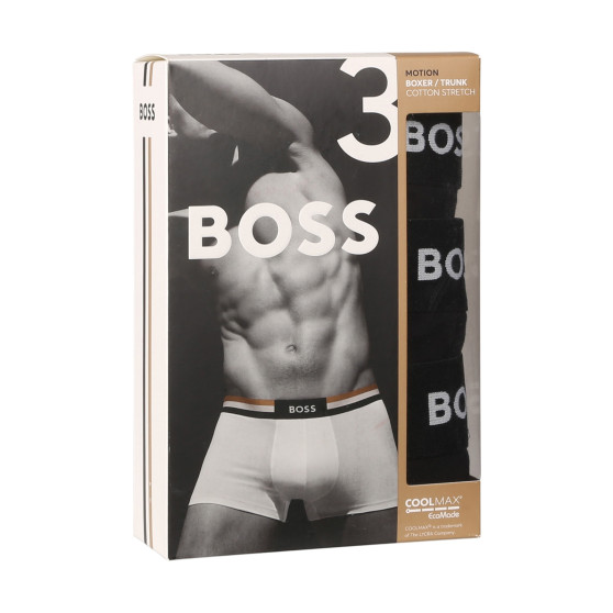 3PACK Boxershorts för herrar BOSS svart (50516542 001)