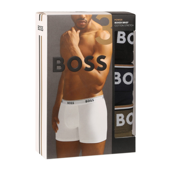 3PACK Boxershorts för herrar BOSS multicolour (50517828 983)