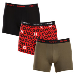 3PACK Boxershorts för herrar HUGO multicolour (50510192 321)