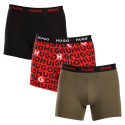 3PACK Boxershorts för herrar HUGO multicolour (50517887 978)