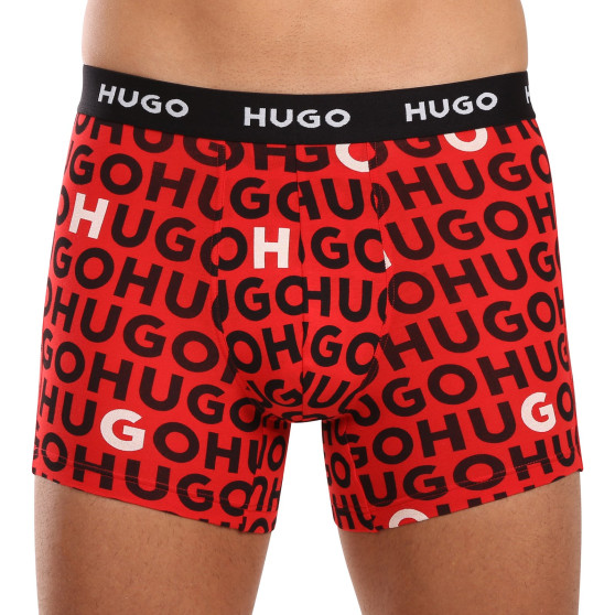 3PACK Boxershorts för herrar HUGO multicolour (50510192 321)