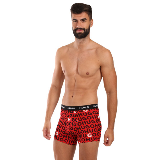 3PACK Boxershorts för herrar HUGO multicolour (50510192 321)