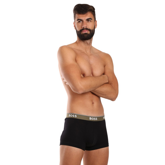 3PACK Boxershorts för herrar BOSS svart (50517827 980)