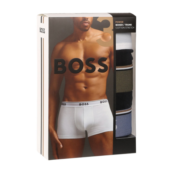 3PACK Boxershorts för herrar BOSS svart (50517827 980)