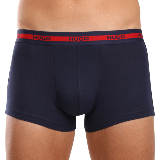 3PACK Boxershorts för herrar HUGO multicolour (50517883 970)