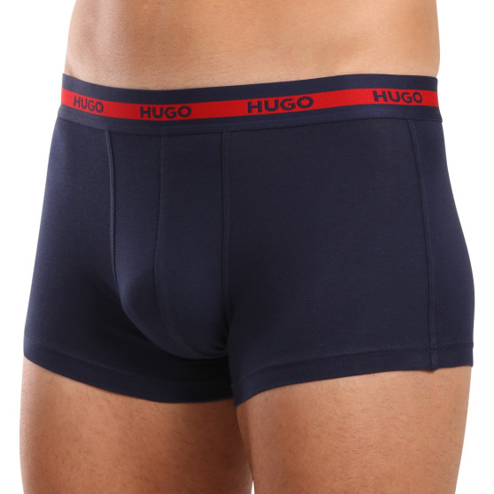 3PACK Boxershorts för herrar HUGO multicolour (50517883 970)