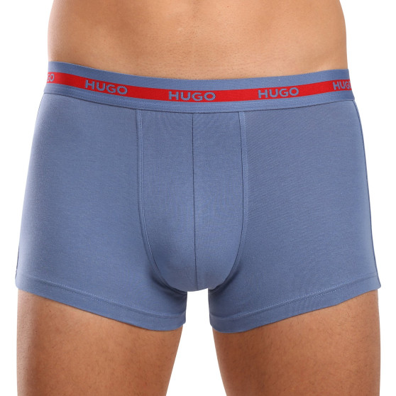 3PACK Boxershorts för herrar HUGO multicolour (50517883 970)