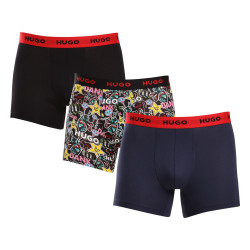 3PACK Boxershorts för herrar HUGO multicolour (50517887 979)