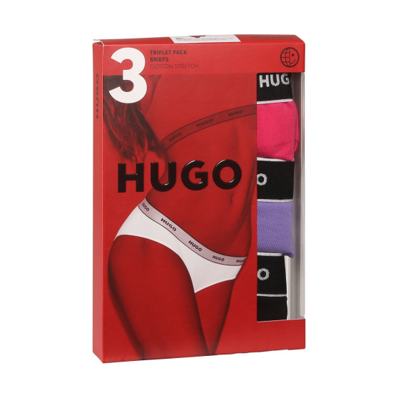 3PACK damtrosor HUGO multicolour (50480157 962)