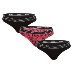 3PACK Stringtrosor för kvinnor HUGO multicolour (50480150 981)