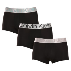 3PACK Boxershorts för herrar Calvin Klein svart (NB3074A-QTE)