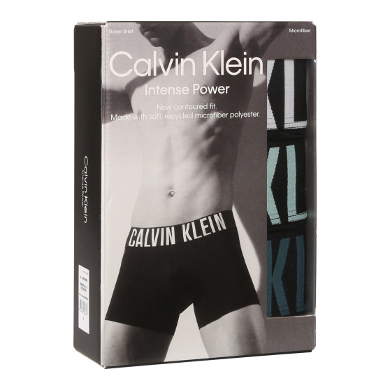 3PACK Boxershorts för herrar Calvin Klein svart (NB3612A-Q1L)