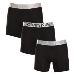 3PACK Boxershorts för herrar Calvin Klein svart (NB3075A-QTE)