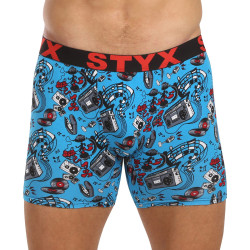 Styx Boxershorts för män lång konst sport gummi musik (UN1558)