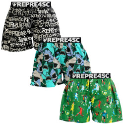 3PACK shorts för män Represent exklusiv Mike (R3M-BOX-07303341)