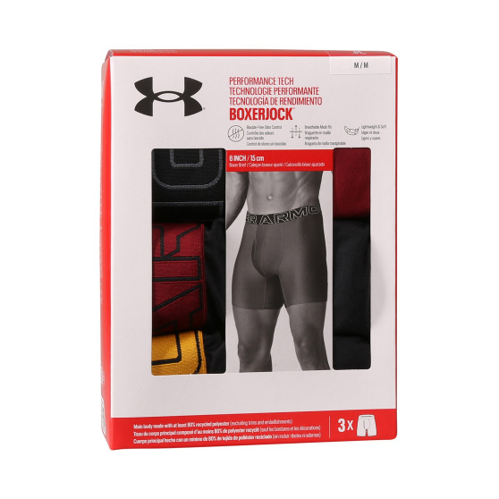 3PACK Boxershorts för herrar Under Armour multicolour (1383878 600)