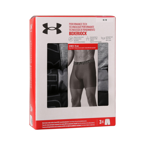 3PACK Boxershorts för herrar Under Armour multicolour (1383879 035)