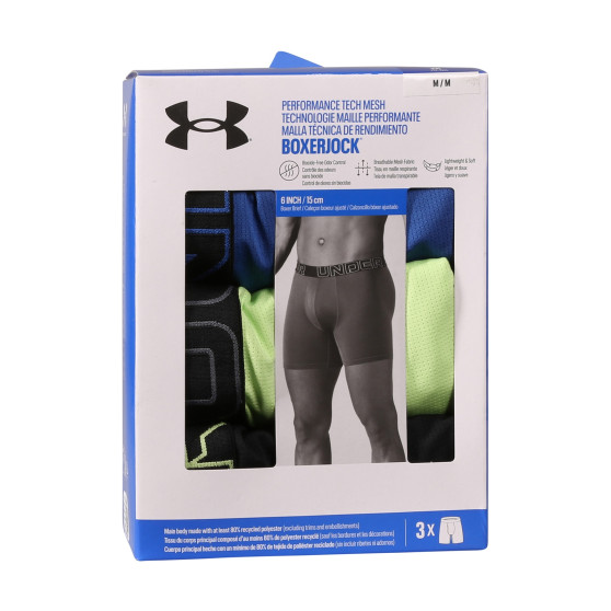 3PACK Boxershorts för herrar Under Armour multicolour (1383884 410)