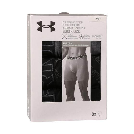 3PACK Boxershorts för herrar Under Armour multicolour (1383890 001)